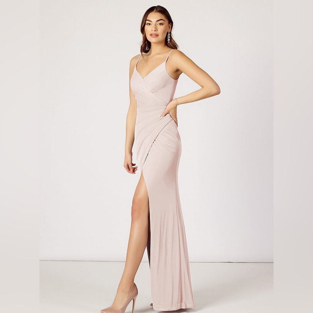 Azazie Adley Bridesmaid Dress, Blush Punk “Vintage Rose”